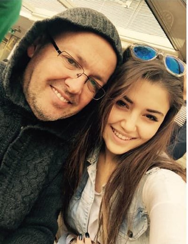 9. Hande Erçel ve babası