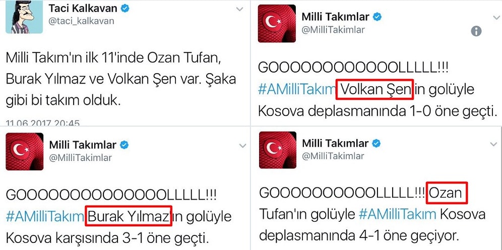 4-1 Kazandığımız Kosova-Türkiye Maçıyla İlgili Bir Yorumda Bulunan 15 Taraftar