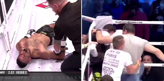 Maçı Bırakan Rakibini Yere Yığan Boksör, Seyircilerin Saldırısına Uğradı