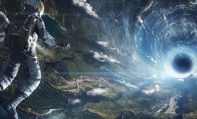 4. Yine aynı filme göre evren solucan delikleri ile dolu!?
