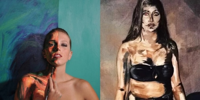 Üç Boyutlu Gerçeği İki Boyutlu Hale Getirip, Yağlı Boya Tablosuna Dönüştüren Apayrı Sanat!