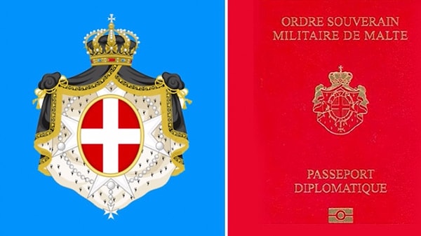 Kudüs, Rodos ve Maltalı St. Jean Egemen Askeri Misafirperver Tarikatı, ya da kısaca Malta Tarikatı'na ait pasaportlar o kadar nadir ki, dünya üzerinde sadece 3 tane var.