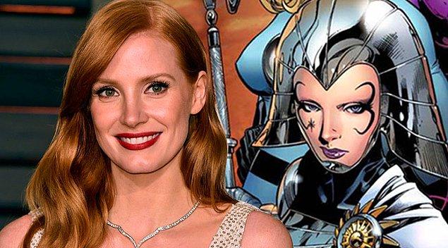 1. Yeni X-Men filmi Dark Phoenix'te kötü karakter Princess Lilandra'yı Jessica Chastain canlandıracak.
