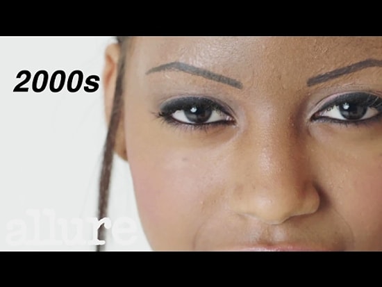 Эволюция моды на брови за последние 100 лет от Allure