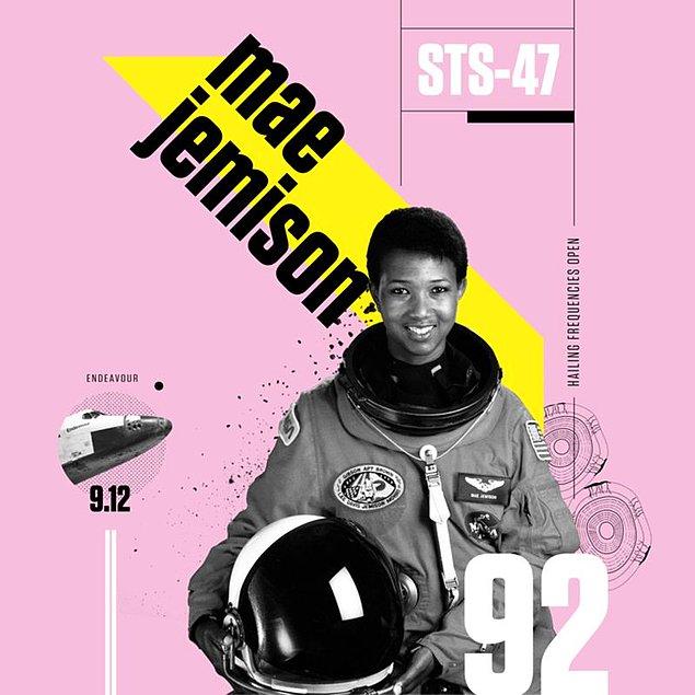 6. Uzaydaki ilk siyahi kadın, Mae Jemison
