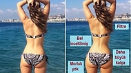Instagram Üzerindeki Sahte Güzellikleri Göstermek İçin Photoshop Yapan Fitness Blogger'ı