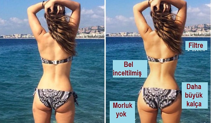 Instagram Üzerindeki Sahte Güzellikleri Göstermek İçin Photoshop Yapan Fitness Blogger'ı