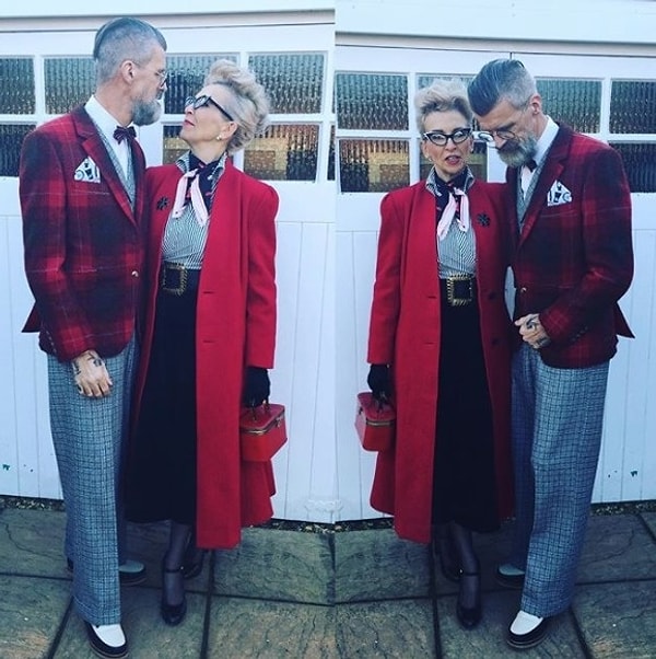 Грег предпочитает классику: сшитые на заказ штаны, пиджаки. Но при этом в его образе всегда есть изюминка