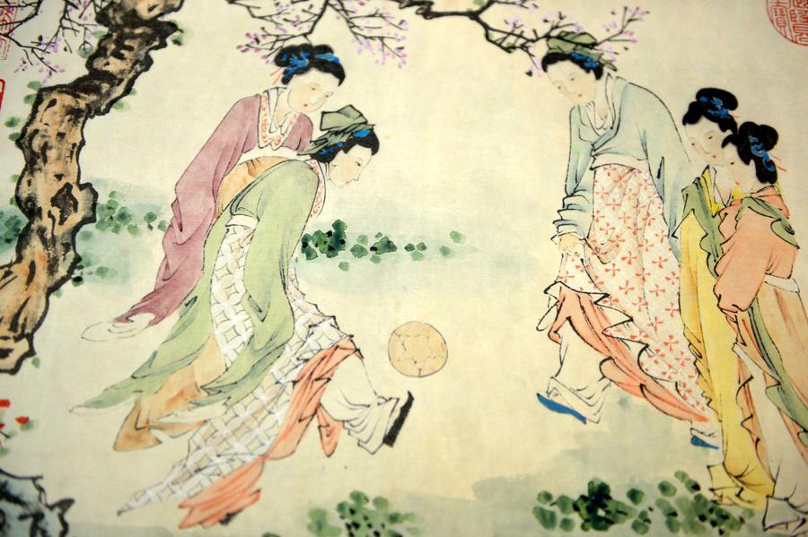 Футбол древний китай