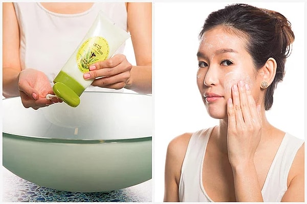 2. шаг: и снова очищение водой!