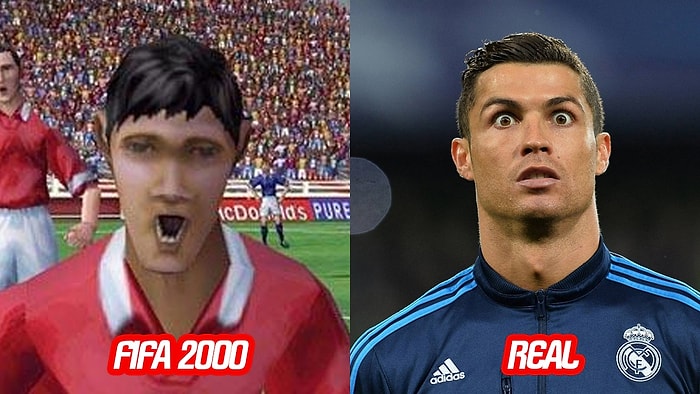 Cristiano Ronaldo'nun FIFA 2000'den 2017'ye Değişimi