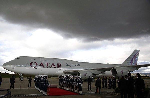 6. Katar Emiri Tamim Bin Hamad Al Thani'nin Airbus ve Boeing filosu. Değeri; 1.5 milyar dolar.
