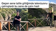 Hırsızlara Kızıp Televizyonuyla Tatile Çıkan Gençten 12 Eğlenceli Paylaşım
