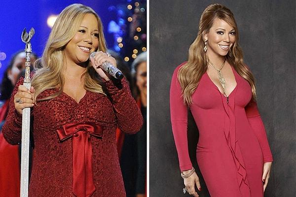 7. Mariah Carey de daha fit bir vücuda sahip olabilmek için uzun süre azimle diyet yaptı.
