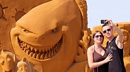 Fantastik Çizgi ve Kurgu Kahramanların Kumdan Heykellere Dönüştüğü 'Disney Sand Magic' Festivali