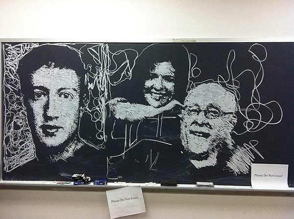 23. Марка Цукерберга нарисовали в его школе