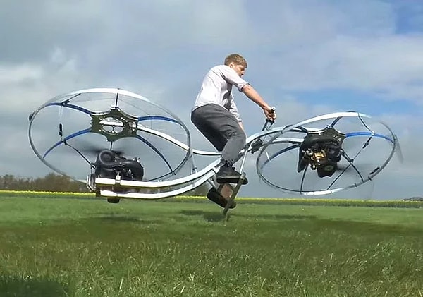 3. Летающий велосипед