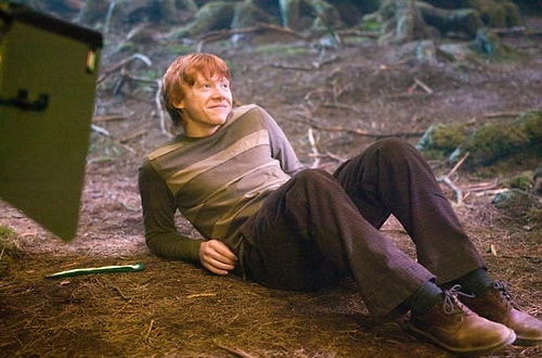 22 шикарных фото со съемок «Гарри Поттера», которых вы еще не видели