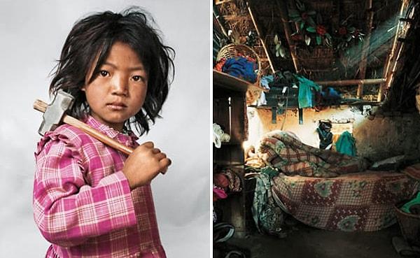 4. Indira, 7 yaşında. Katmandu, Nepal.