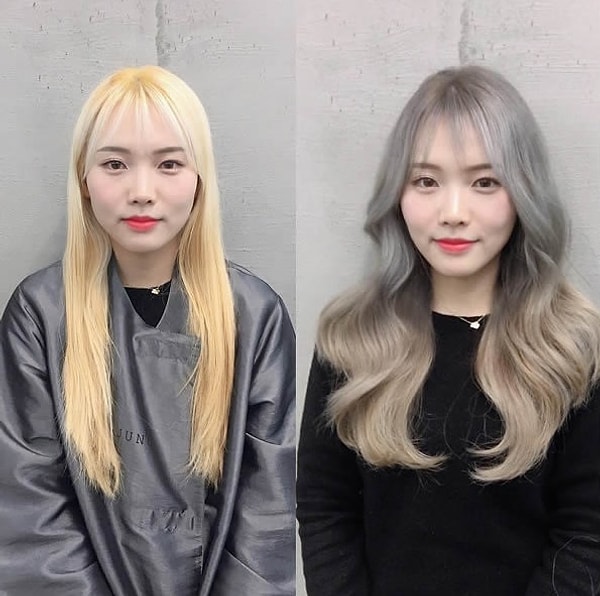 3. А здесь девушку еще и покрасили в модный цвет 😎