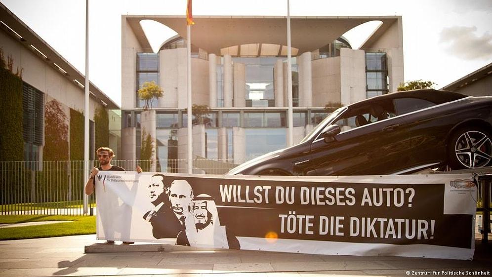 Erdoğan ve Putin'in Yer Aldığı 'Diktatörlüğü Öldür' Pankartı Nedeniyle Türkiye'den Almanya'ya Nota