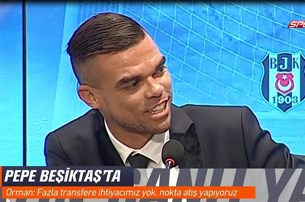 Beşiktaş'a Transfer Olan Pepe'nin İlk Türkçe Sözleri: Alemin Gözü Yaşlı, Pepe Artık Beşiktaşlı!