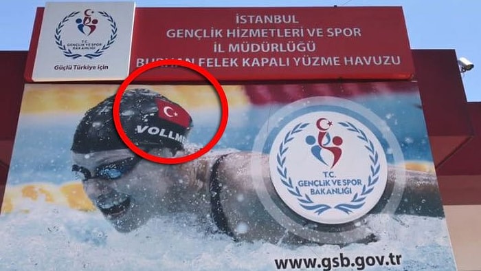 Gençlik ve Spor Bakanlığı'ndan 'Hatalı' Afiş: ABD'li Dünya Rekortmeni Yüzücü Fotomontajla Türk Oldu