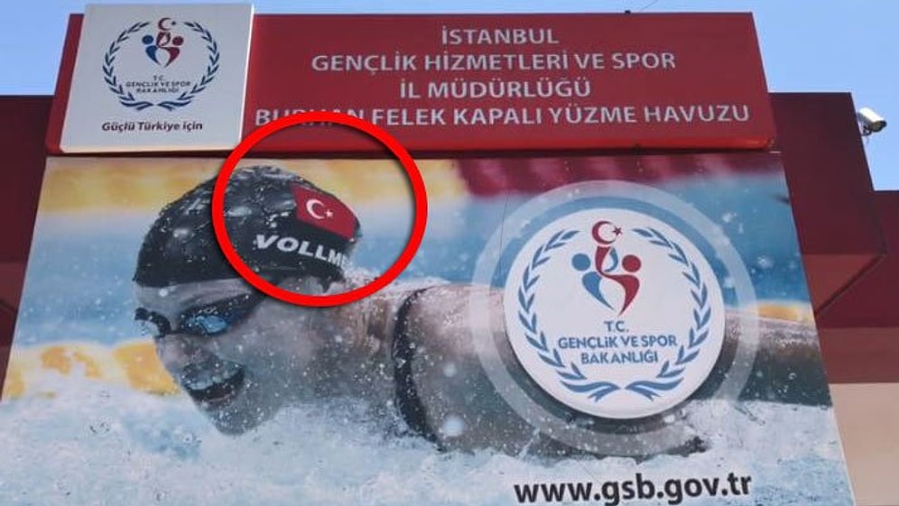 Gençlik ve Spor Bakanlığı'ndan 'Hatalı' Afiş: ABD'li Dünya Rekortmeni Yüzücü Fotomontajla Türk Oldu