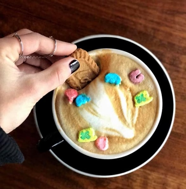 15. Кофе с хлопьями для завтрака