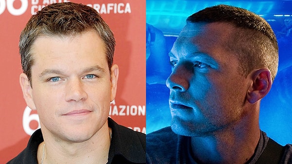 8. Мэтт Деймон vs Сэм Уортингтон в "Аватаре"