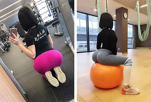 5. Цянь работает фитнес-инструктором и ведет видеоблог о своих тренировках