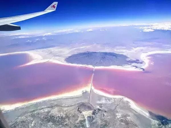 4. Urmia gölü, İran.