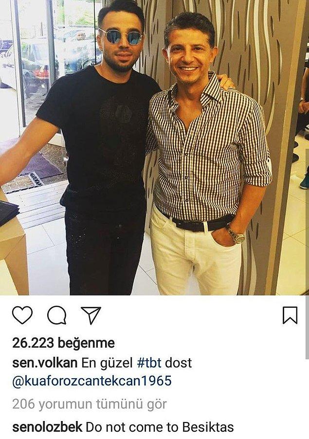 15. Yalnız Fenerbahçe ile sözleşmesi feshedilen ve Beşiktaş ile anılan Volkan Şen'e 'Gelme' yorumları yapıldı.