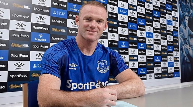 55. Wayne Rooney ➡️ Everton