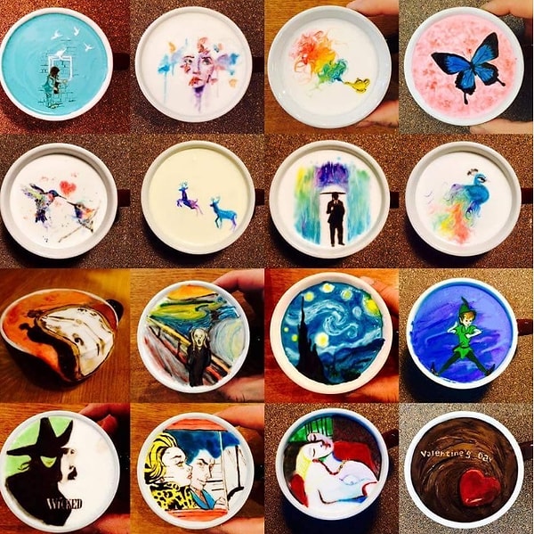 Еще больше "кремового искусства" от корейского бариста вы найдете в его Instagram 👇 У него там уже 176 тыс. подписчиков