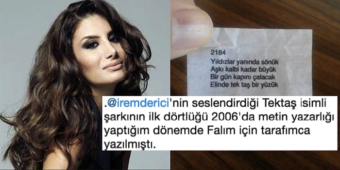 İrem Derici'nin "Tektaş" Şarkısının Sözleri Aslında Sakızın İçinden Çıkan Maniye mi Ait?