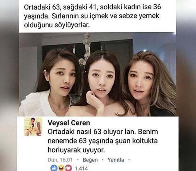 16. Nenenle kıyaslama