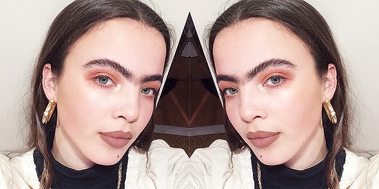 Frida Kahlo'nun Askerleriyiz! Tek Kaşını Almak Yerine Doğallığını Vurgulayan Güzel Model