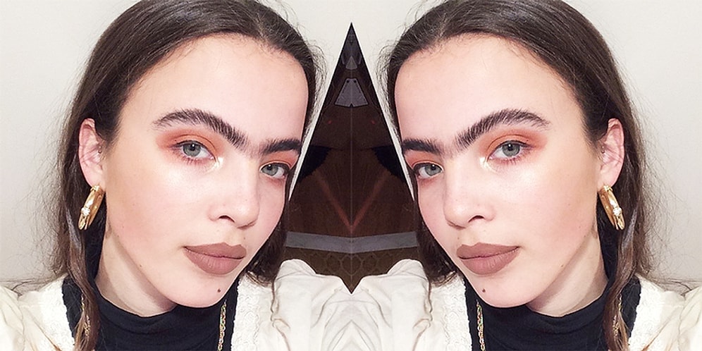 Frida Kahlo'nun Askerleriyiz! Tek Kaşını Almak Yerine Doğallığını Vurgulayan Güzel Model