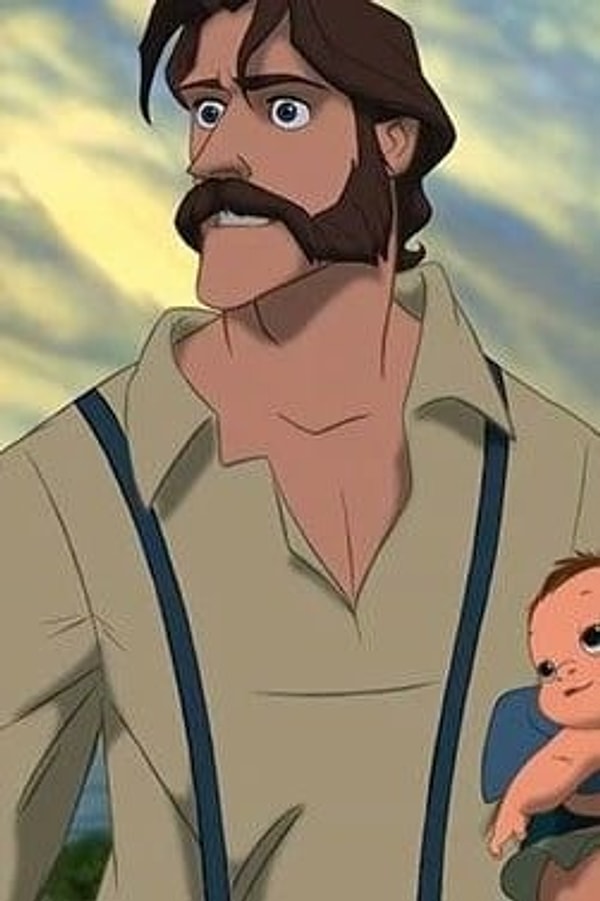 6. "Почему у Тарзана совсем нету растительности на лице? Нет, ну правда, вы видели его отца?"