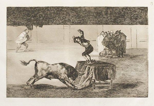 Francisco de Goya’nın boğa güreşi gravürü Fransız şatosunda bulundu