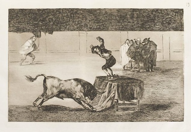 Francisco de Goya’nın boğa güreşi gravürü Fransız şatosunda bulundu
