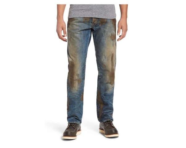 3. Уже хотели спросить о том, что за фигню мы вам тут подсунули? А вот и нет, в этих джинсах не валялись в грязи, это МОДА, господа!