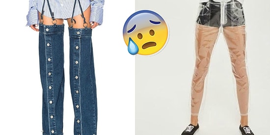 Джинсовая мода, полегче: 15 странных и нелепых дизайнерских решений
