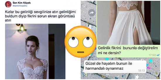 Sevgililere Sorulan "Gelinliğimi Buldum, Nasıl?" Sorusuna Verilen Birbirinden İlginç Cevaplar