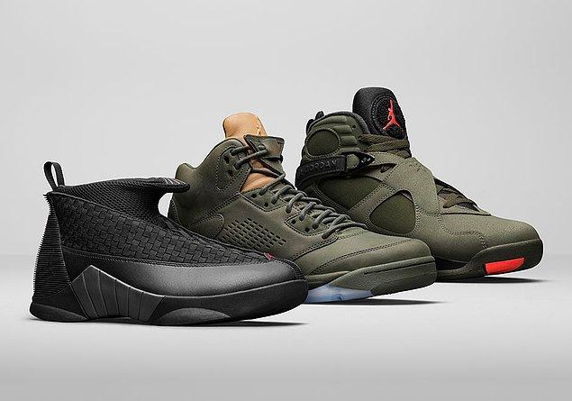5. Nike Air Jordan serisinde de benzer bir modernleşme söz konusu.