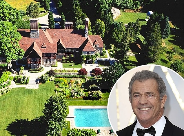 7. Mel Gibson’un Connecticut'ta bulunan orta çağ tarzındaki malikanesi