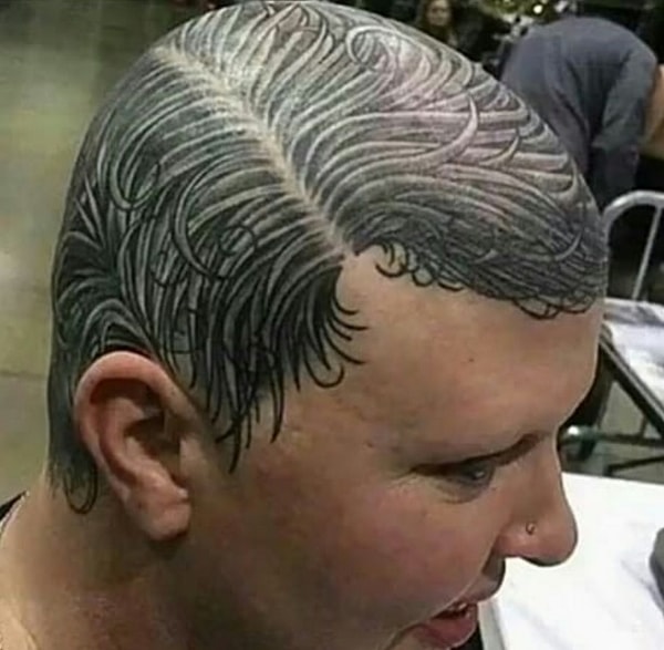 11. Нет волос? Сейчас нарисуем!