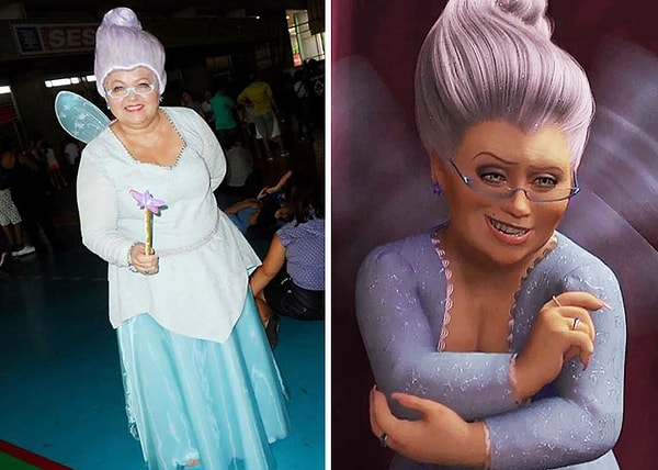 4. Фея-Крестная, "Шрек"