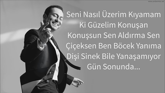 1. Bir kere şarkının söz kısmını kesinlikle kafanıza takmayın. Aklınıza o an ne geliyorsa hepsini alt alta yazıp bir dörtlük haline getirebilirsiniz. Düşünsün dursunlar!